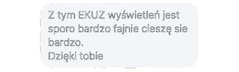 Wiadomość z opinią od klientki lub klienta Julii Nowickiej, zrzut ekranu 12 z 19